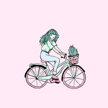 Cargar imagen en el visor de la galería, Lámina enmarcada Bicicletas
